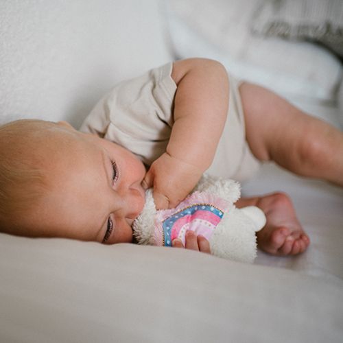 Іграшка обіймашка Baby ono Лама рожева