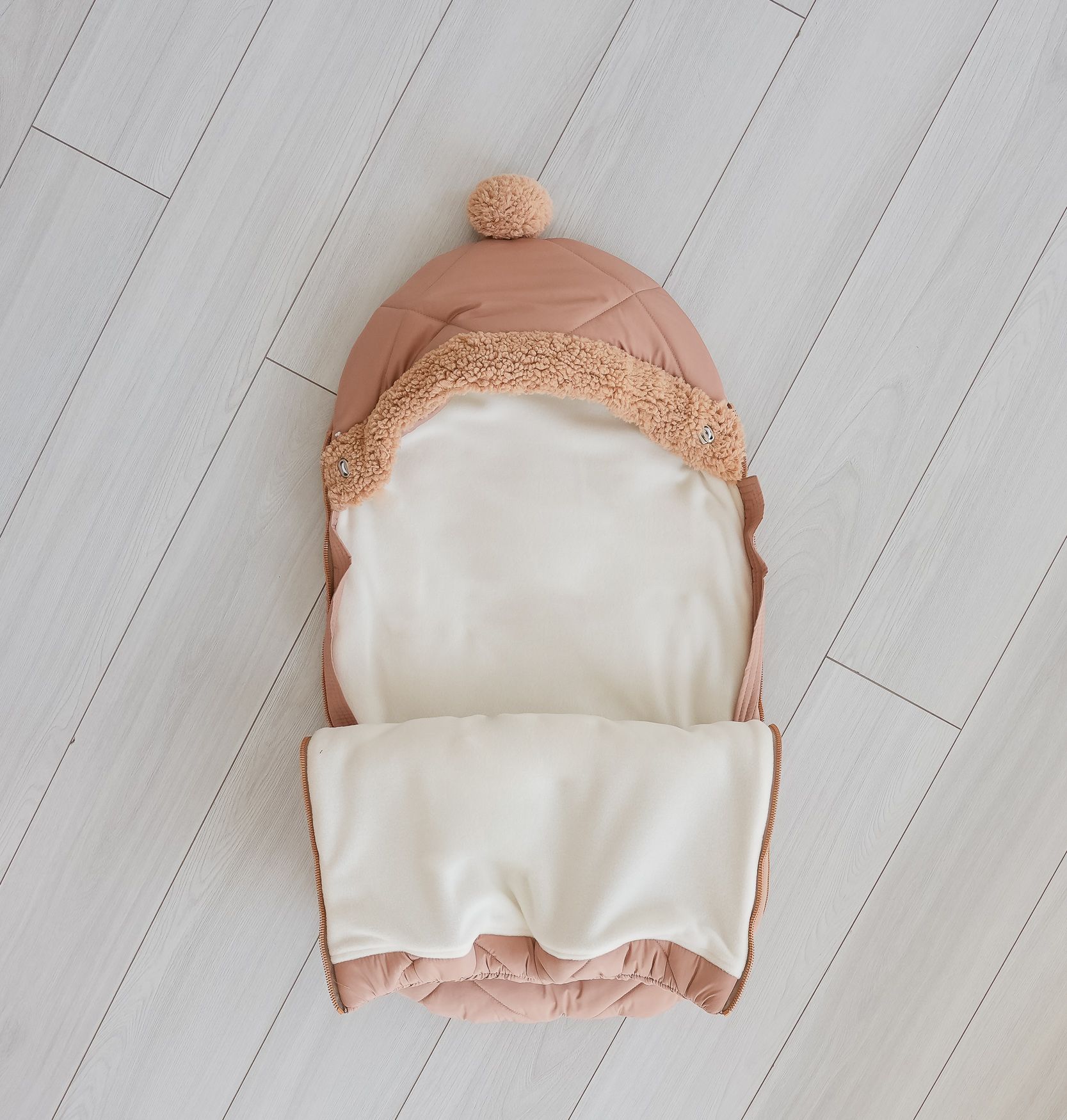 Конверт-кокон зимовий Baby карамельний