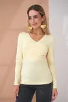 Лонгслив Isobel для вагітних та годування кремовий