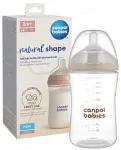 Пляшечка антиколікова Canpol Babies Natural Shape з соскою Dual-zone 260 мл (35/401)