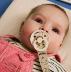 Пустушка BIBS x Moomins Colour Latex Round (кругла) Moomintroll – Ivory
