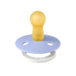Соска пустушка BIBS Colour Latex Round (кругла) – Hush GLOW (світиться в темряві)