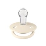 Соска пустушка BIBS x Moomins De Lux Silicone Round (кругла) Onesize Moomintroll – Ivory