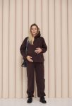 Утеплені штани для вагітних Sheridan шоколад