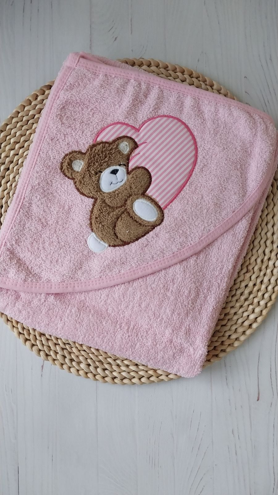 Рушник для немовлят Baby Shez рожевий