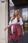 Сорочка для вагітних Sienna червона