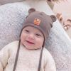Бавовняна шапка з ведмедиком ПанПан