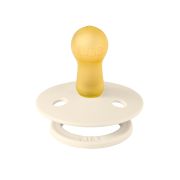 Соска пустушка BIBS Colour Latex Round (кругла) – Ivory