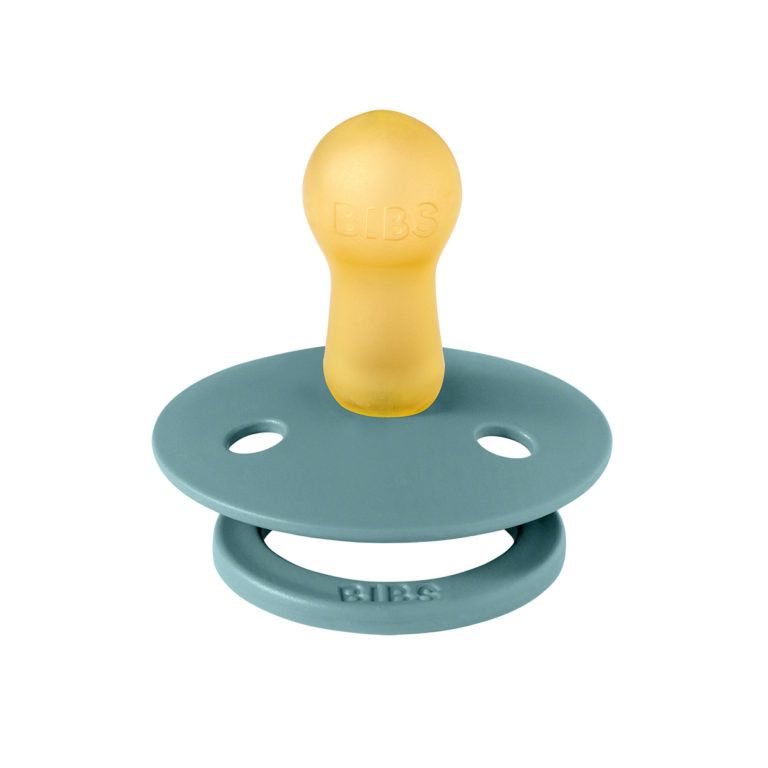 Соска пустушка BIBS Colour Latex Round (кругла) – Island sea