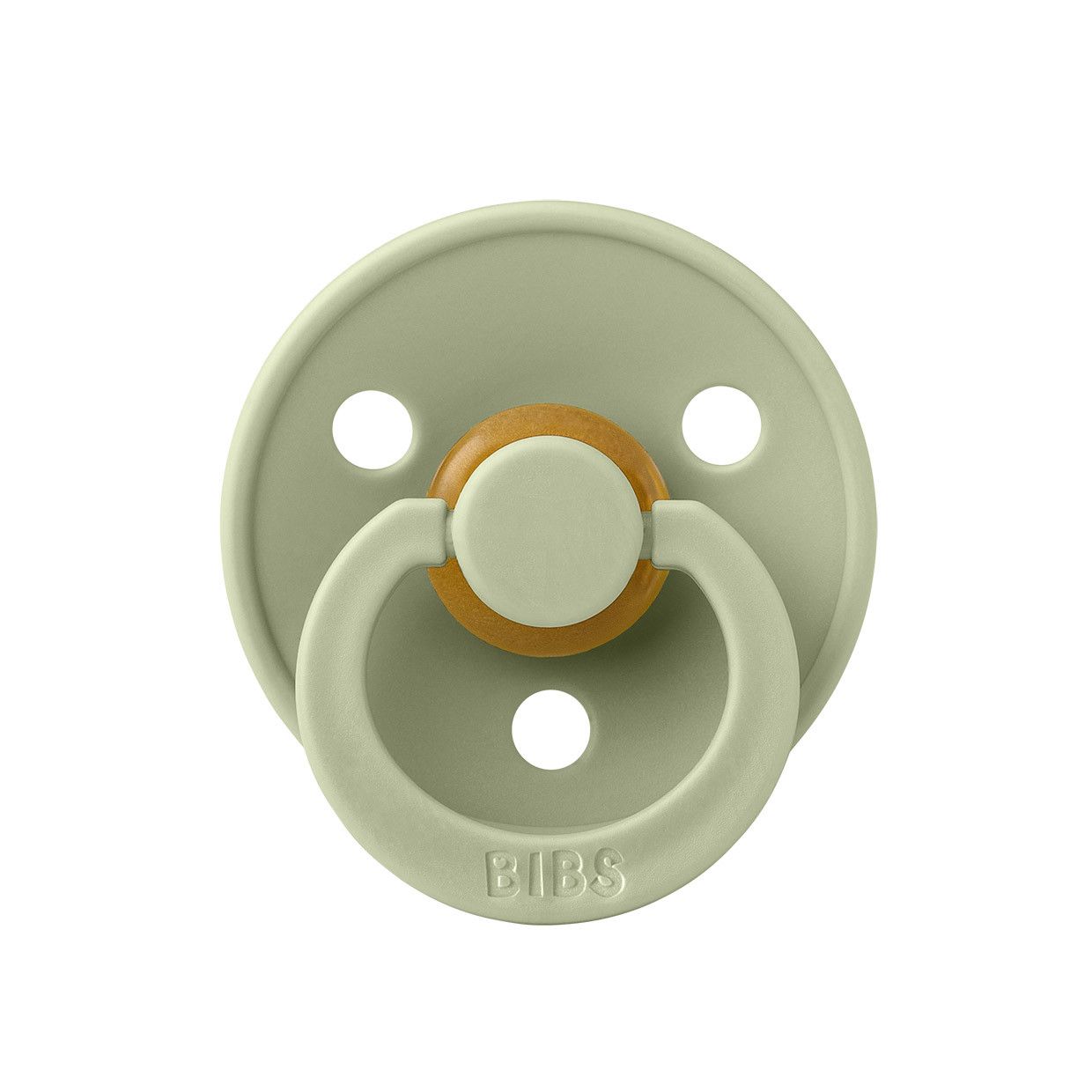 Соска пустушка BIBS Colour Latex Round (кругла) – Sage