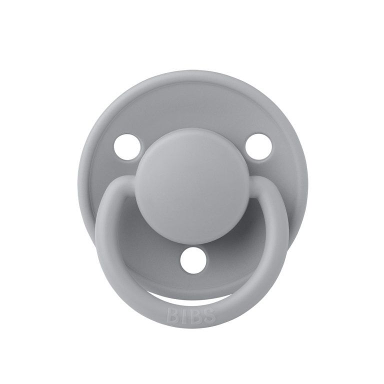 Соска пустушка BIBS De Lux Latex Round (кругла) – Cloud