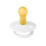 Соска пустушка BIBS Colour Latex Round (кругла) – White